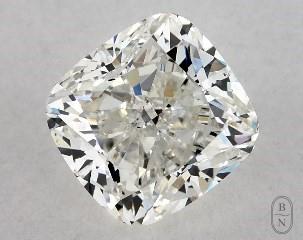 This cushion modified cut 1.02 carat I color si1 clarity has a diamond grading report from GIA